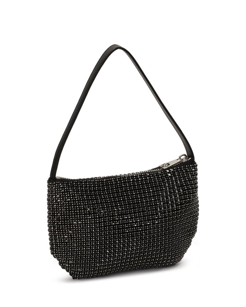 Kazar-Glänzende-kleine-Handtasche-in-schwarzer-Farbe-schwarz