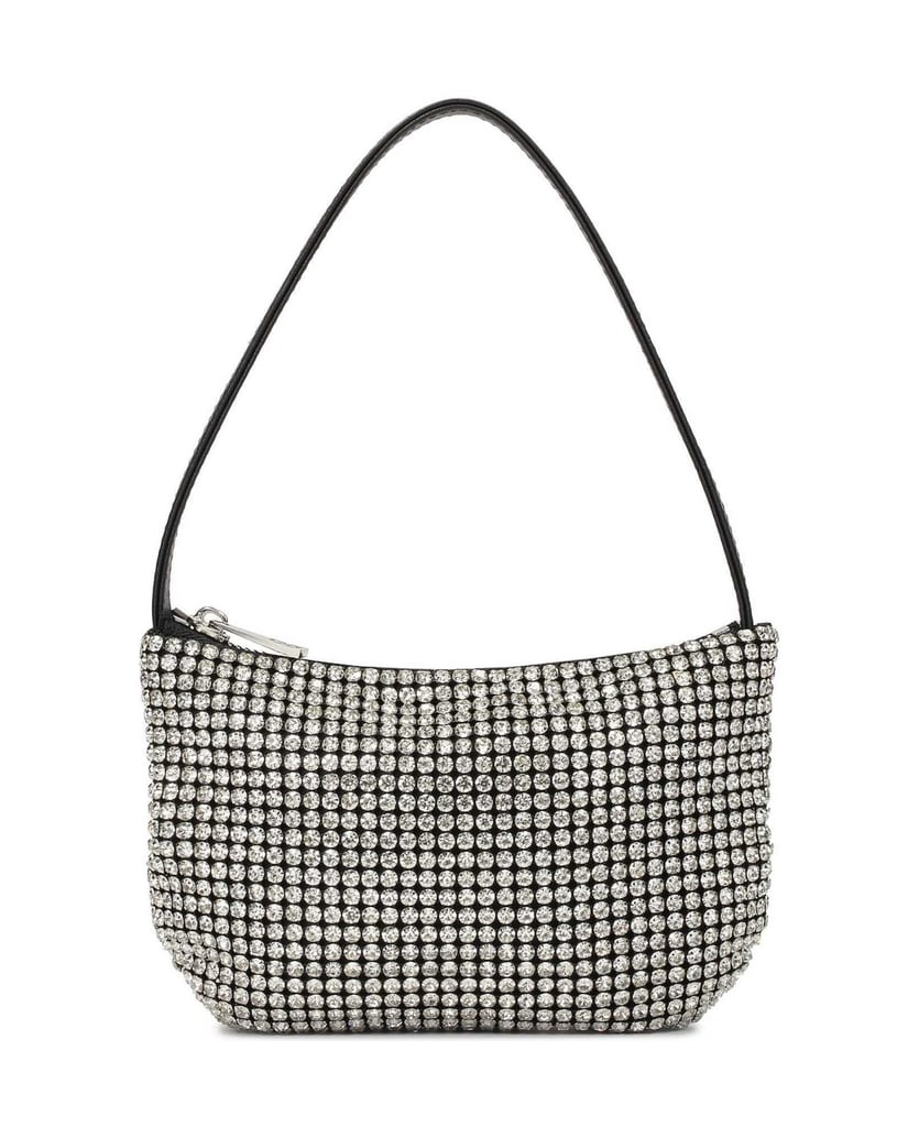 Kazar-Kleine-Handtasche-mit-Silberzirkonen-silber