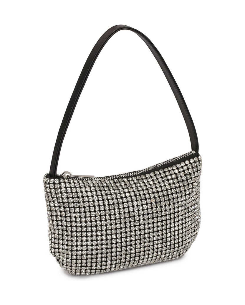 Kazar-Kleine-Handtasche-mit-Silberzirkonen-silber