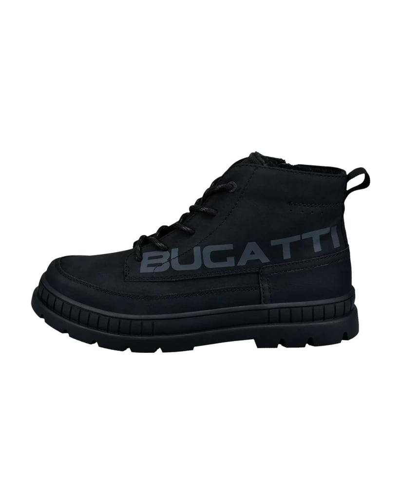 BUGATTI-Schnürstiefel-schwarz