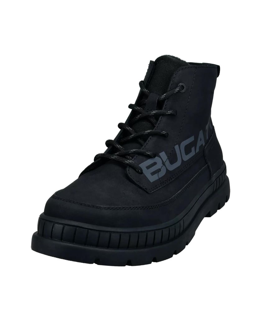 BUGATTI-Schnürstiefel-schwarz
