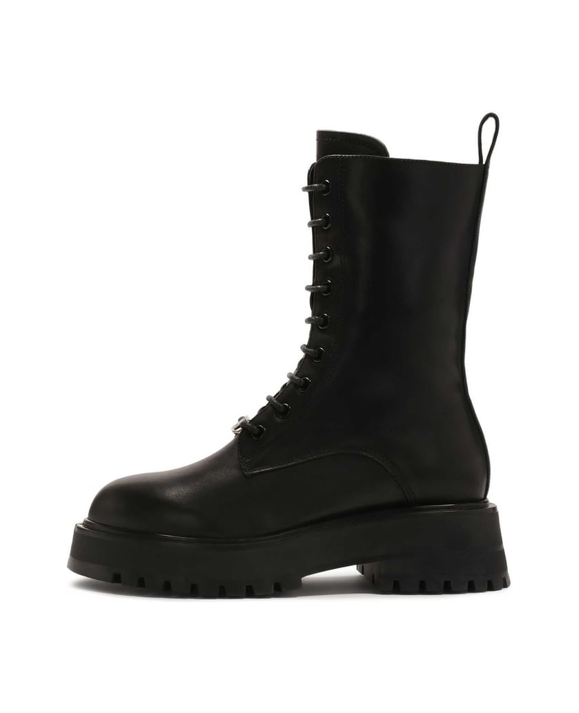 Kazar-Schwarze-Stiefel-mit-hohem-Schaft-im-Militärstil-schwarz