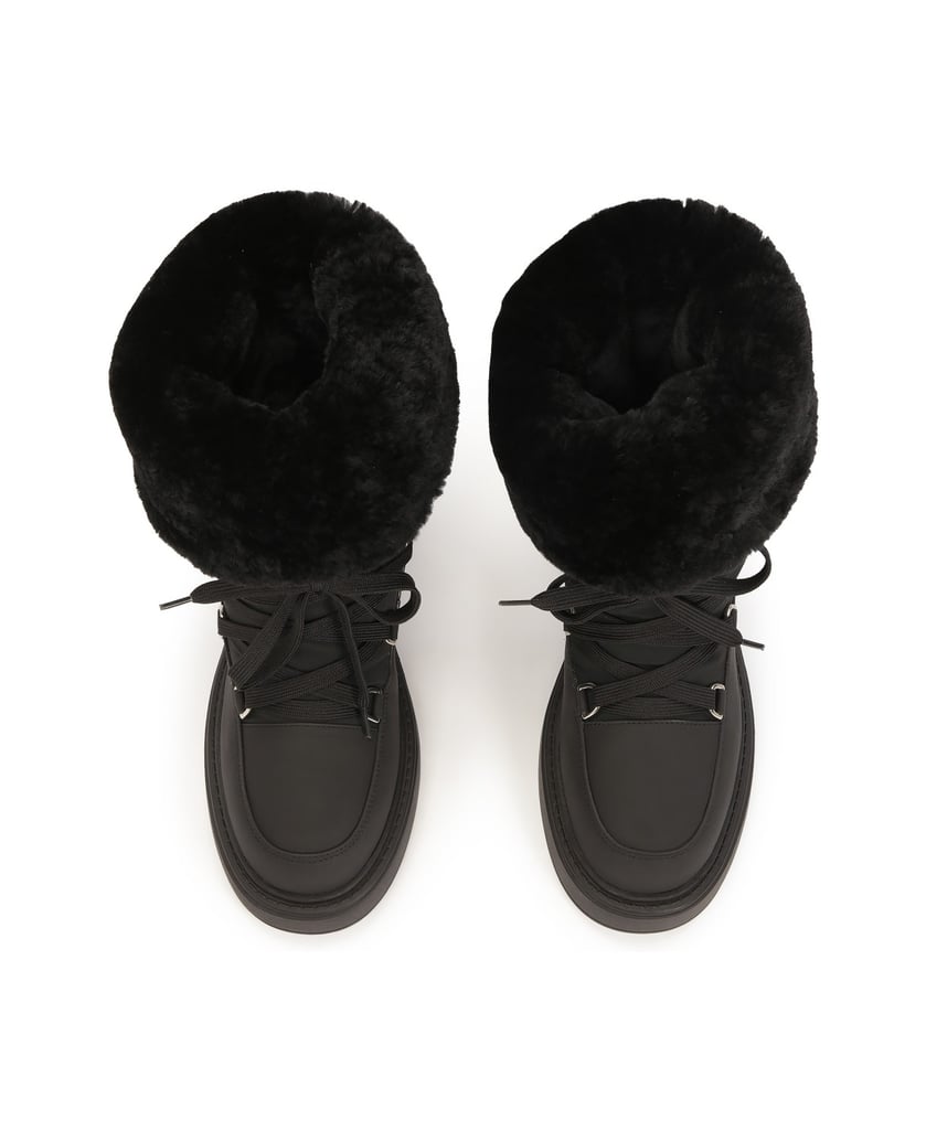 Kazar-Schwarze-Schneestiefel-mit-Schafswolle-schwarz