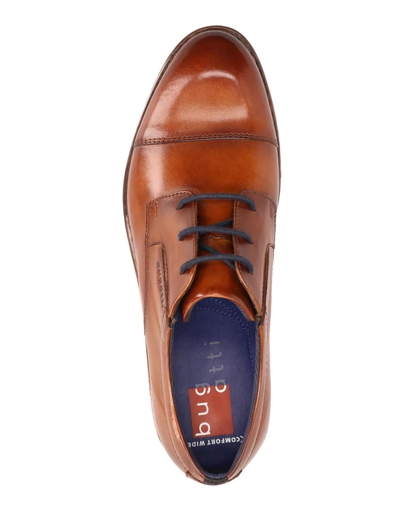 BUGATTI-Business-Schnürer-cognac