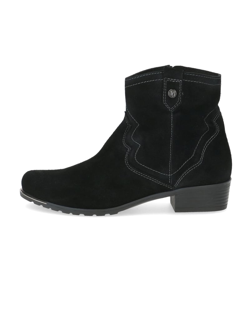 Caprice-Stiefeletten-schwarz