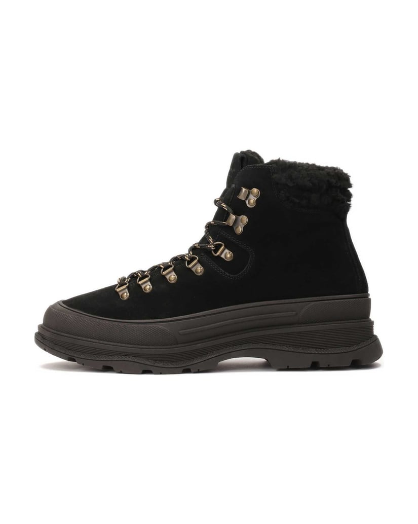 Kazar-Schneestiefel-zum-Schnüren-aus-schwarzem-Wildleder-schwarz