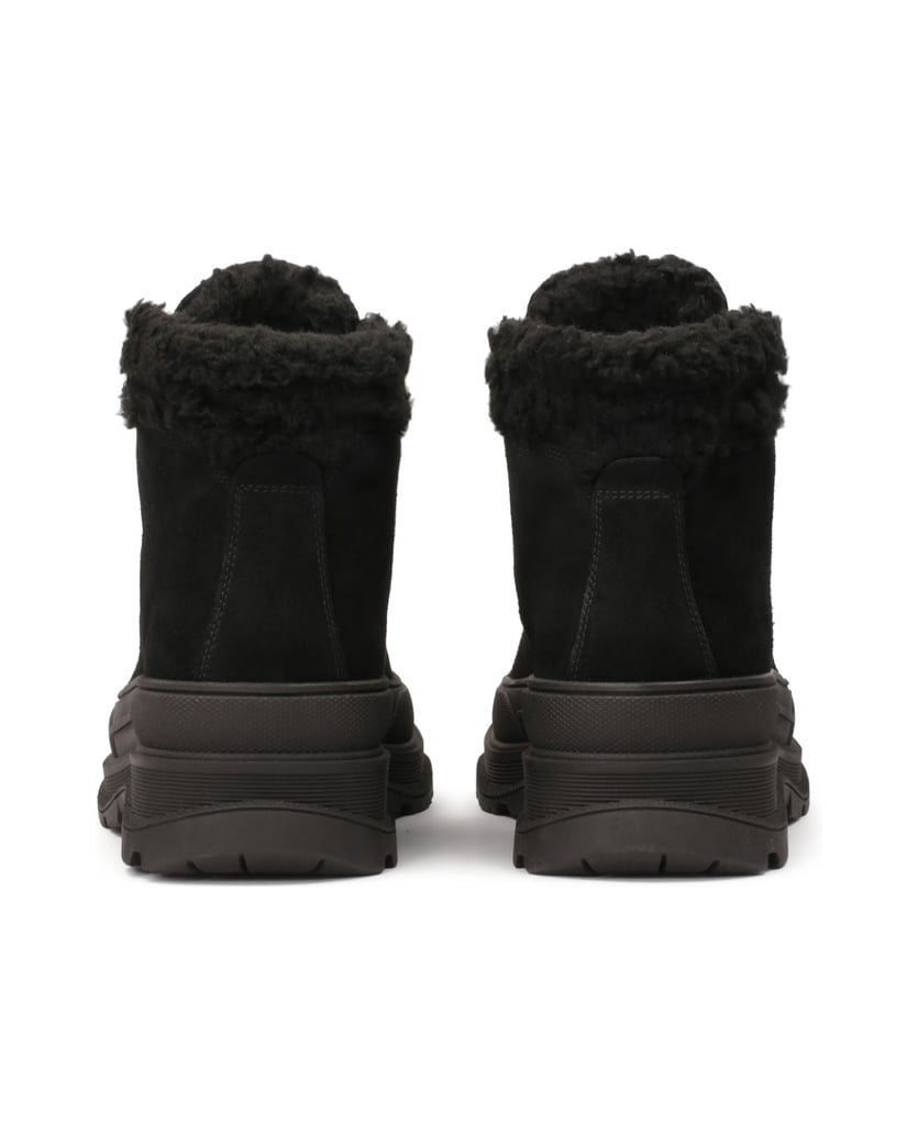 Kazar-Schneestiefel-zum-Schnüren-aus-schwarzem-Wildleder-schwarz