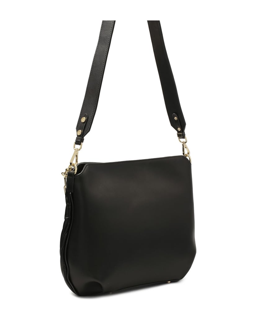 Kazar-Gesteppte-schwarze-Handtasche-mit-Kette-und-abnehmbarem-Riemen-schwarz