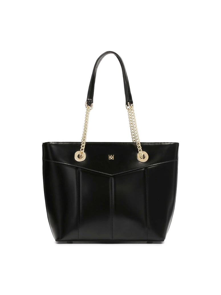 Kazar-Schwarze-Handtasche-mit-langen-Schultergriffen-schwarz