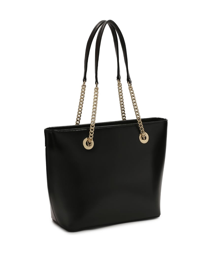 Kazar-Schwarze-Handtasche-mit-langen-Schultergriffen-schwarz