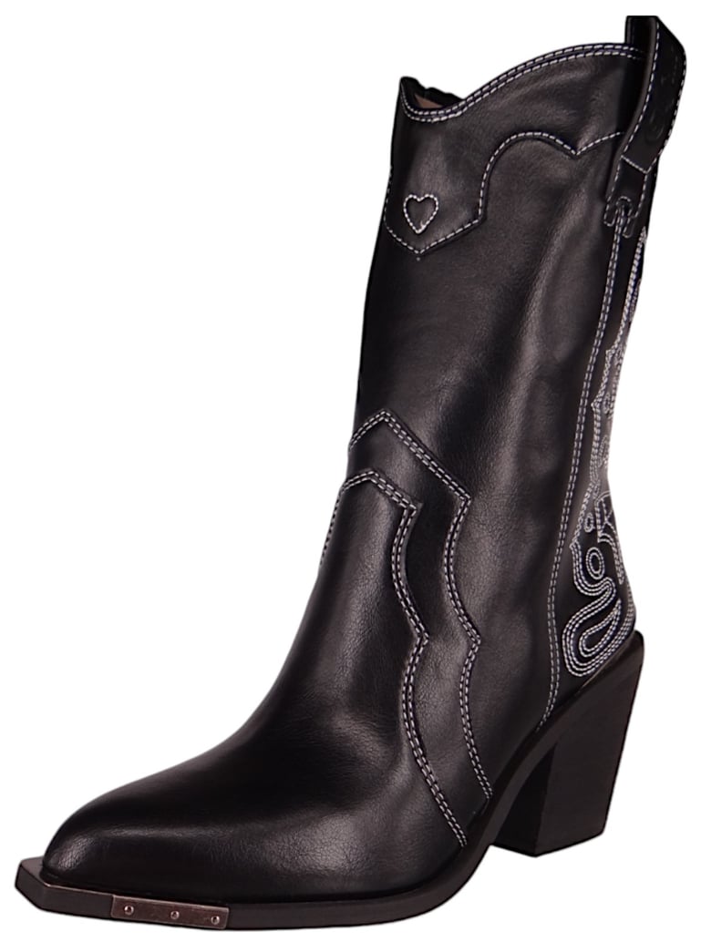 Buffalo-Stiefeletten-schwarz