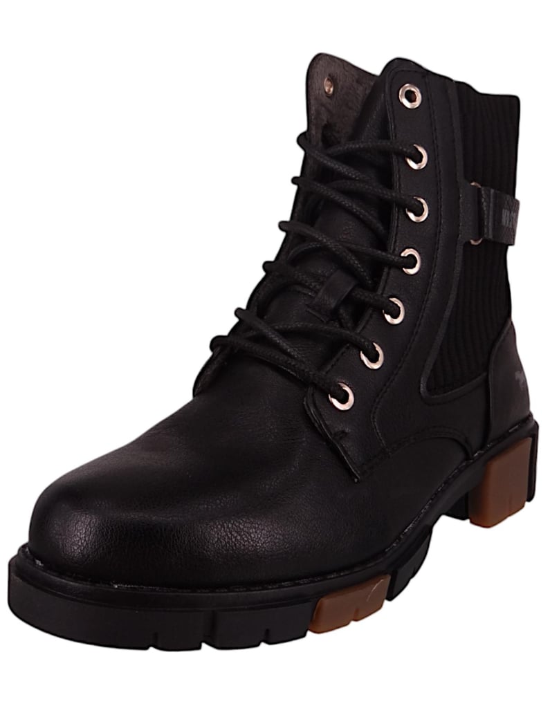 Mustang-Stiefeletten-schwarz