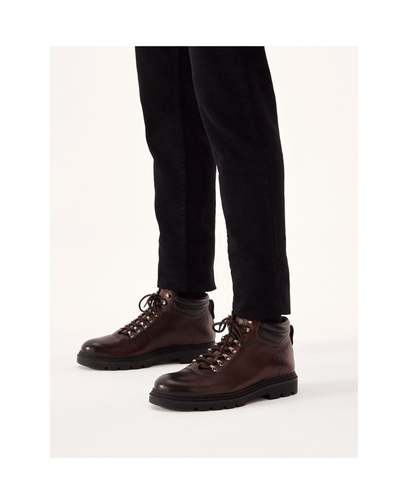Kazar-Braune-Schnürstiefel-aus-Leder-braun