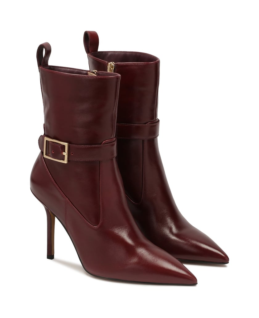 Kazar-Kastanienbraune-Stiefel-mit-spitzen-Zehen-rot