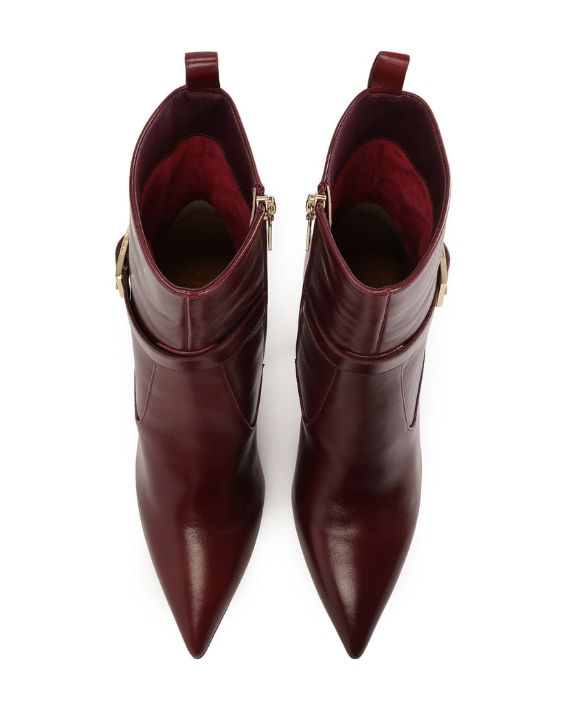 Kazar-Kastanienbraune-Stiefel-mit-spitzen-Zehen-rot