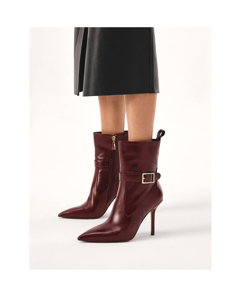 Kazar-Kastanienbraune-Stiefel-mit-spitzen-Zehen-rot