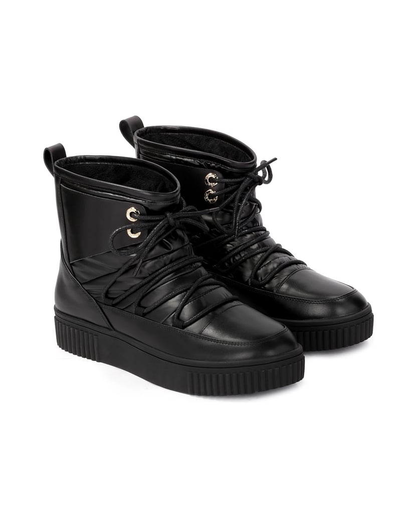 Kazar-Slip-on-Sneakers-mit-gerader-Sohle-schwarz