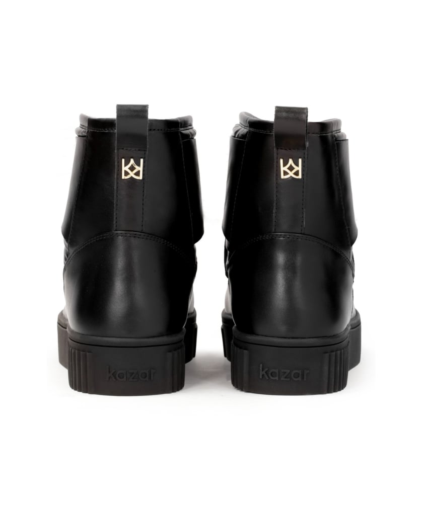 Kazar-Slip-on-Sneakers-mit-gerader-Sohle-schwarz