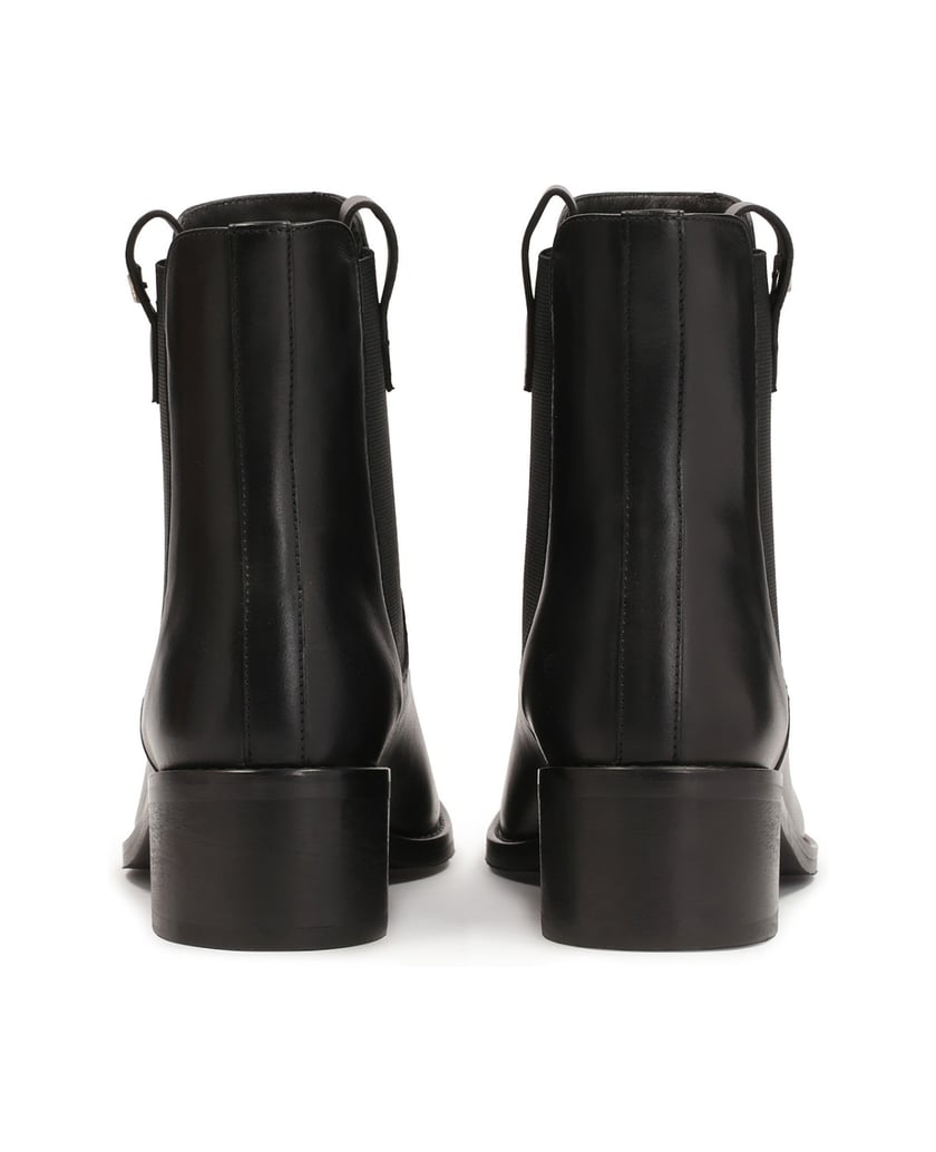 Kazar-Schwarze-Chelsea-Stiefel-zum-Hineinschlüpfen-mit-Gummizug-und-Schlaufen-schwarz