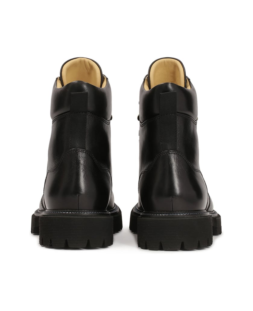 Kazar-Schwarzer-Allzweckstiefel-für-Männer-mit-Treppensohle-schwarz