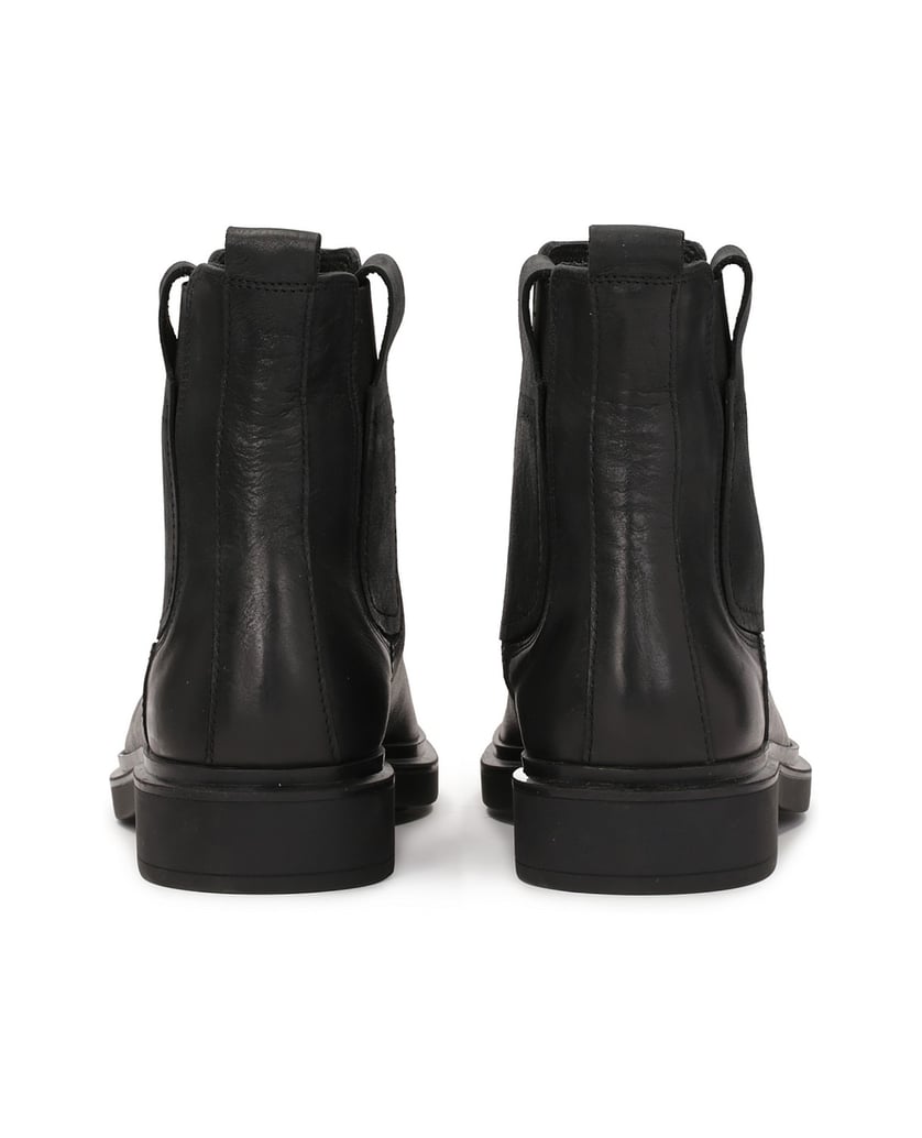 Kazar-Chelsea-Stiefel-aus-Leder-mit-verziertem-Elastikeinsatz-schwarz