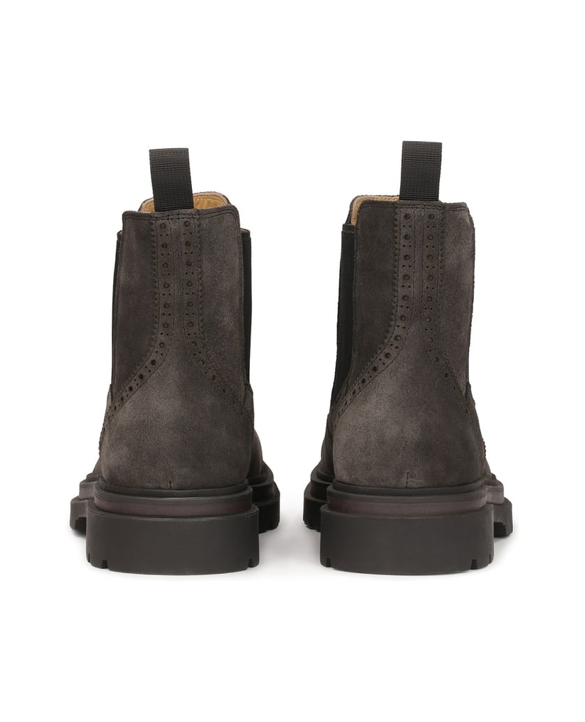 Kazar-Braune-Chelsea-Stiefel-aus-Wildleder-mit-Ornamenten-braun