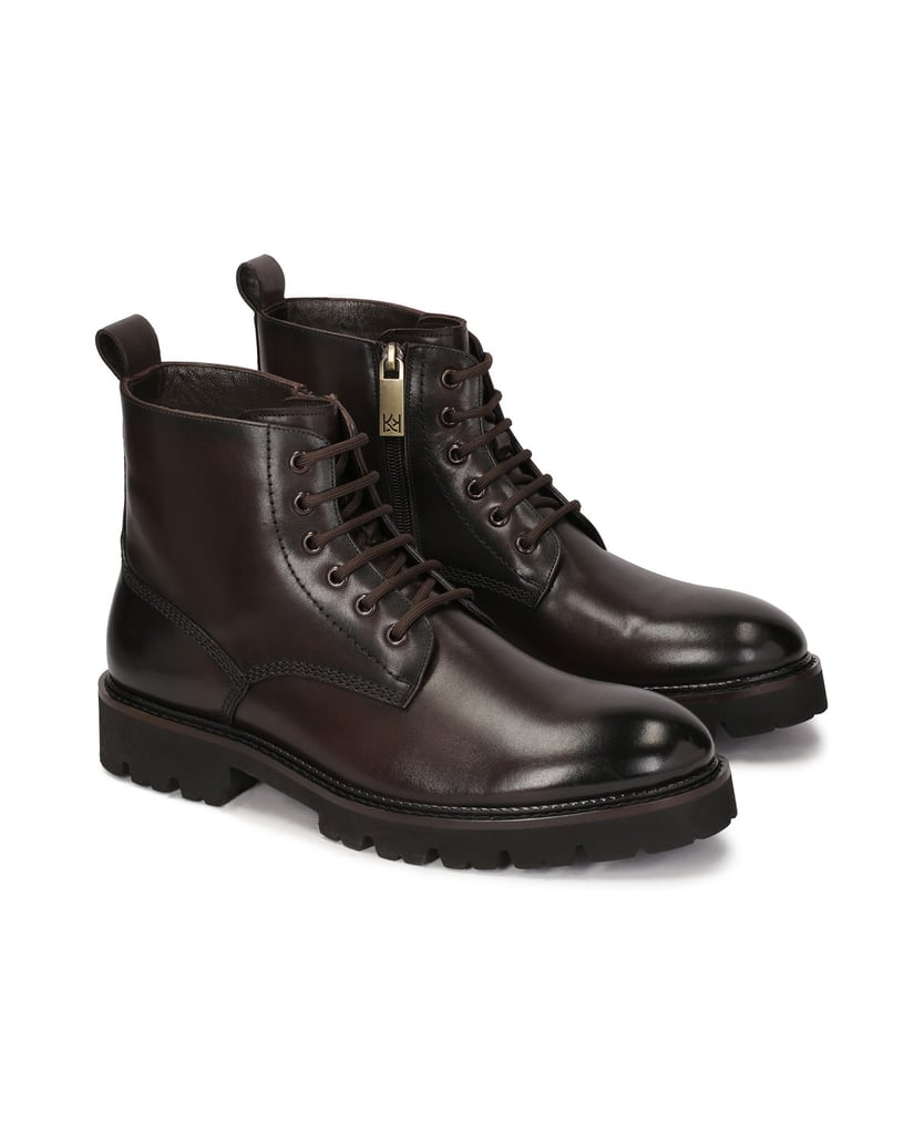 Kazar-Gestufte-isolierte-Stiefel-braun