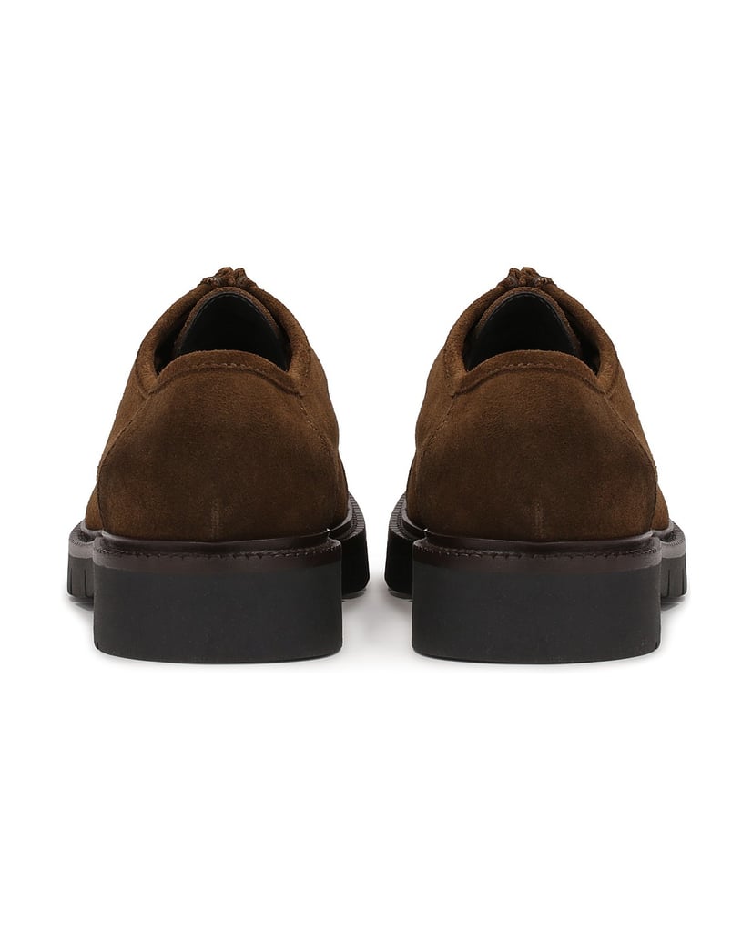 Kazar-Braune-Wildlederschuhe-mit-kurzer-Bindung-braun