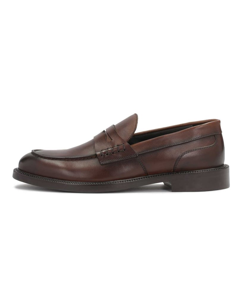 Kazar-Braune-Slipper-mit-Ledersohle-braun