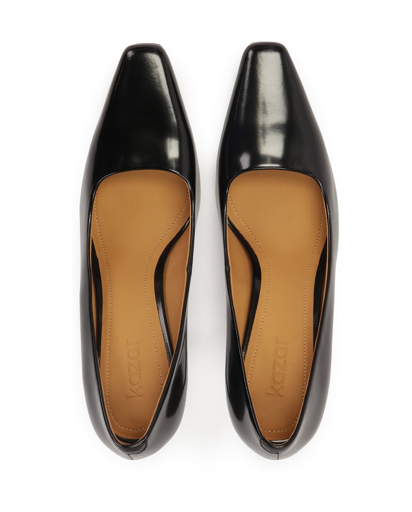 Kazar-Schwarze-Pumps-mit-verlängertem-Absatz-schwarz
