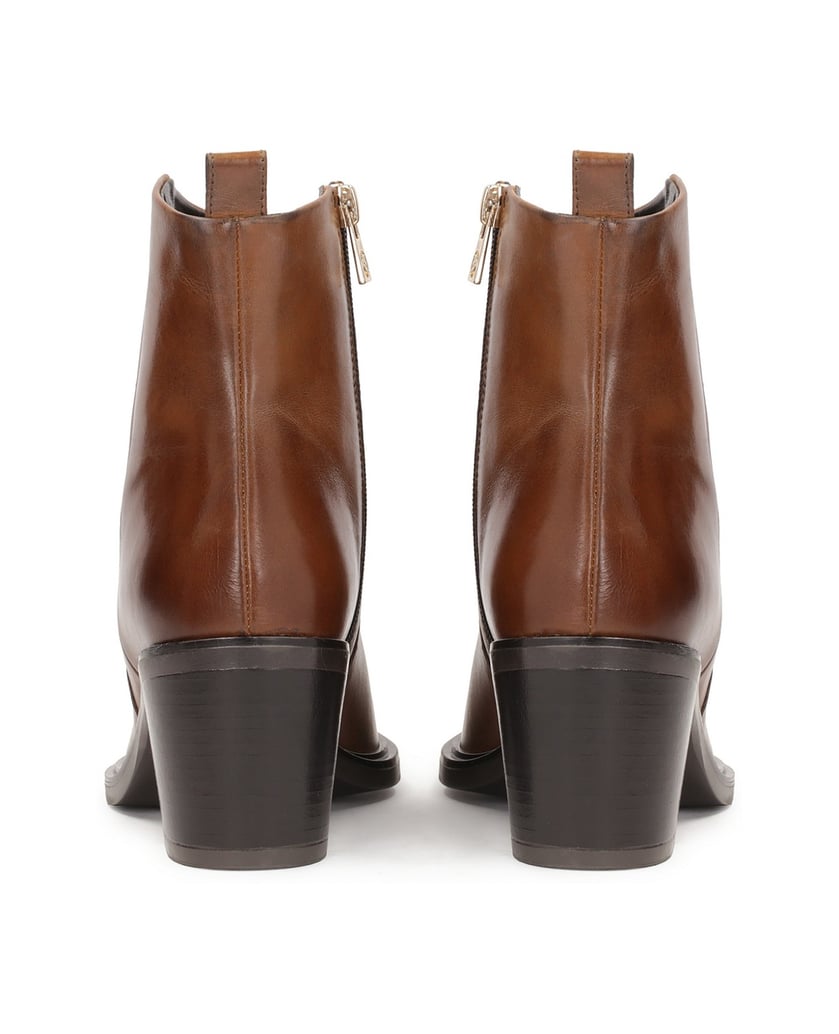 Kazar-Braune-Cowboystiefel-mit-verlängerter-Nase-braun