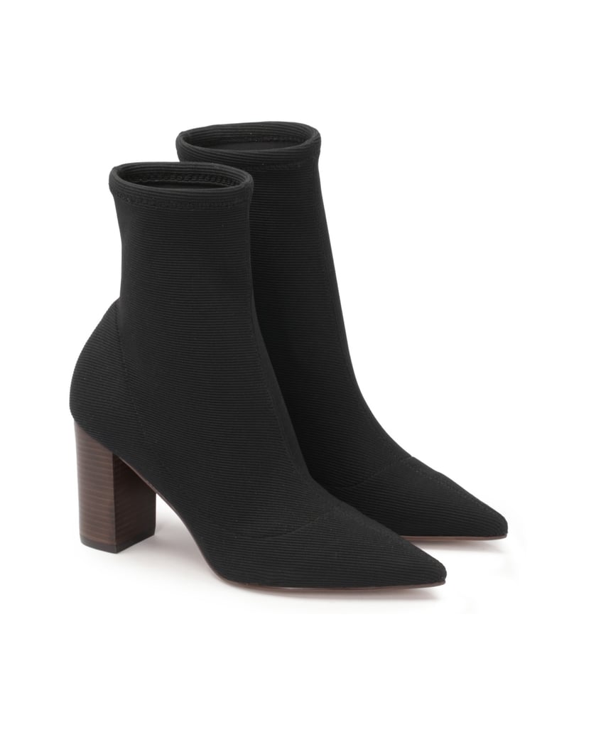 Kazar-Schwarze-Stiefel-mit-elastischem-Schaft-zum-Hineinschlüpfen-schwarz