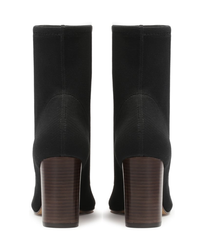 Kazar-Schwarze-Stiefel-mit-elastischem-Schaft-zum-Hineinschlüpfen-schwarz