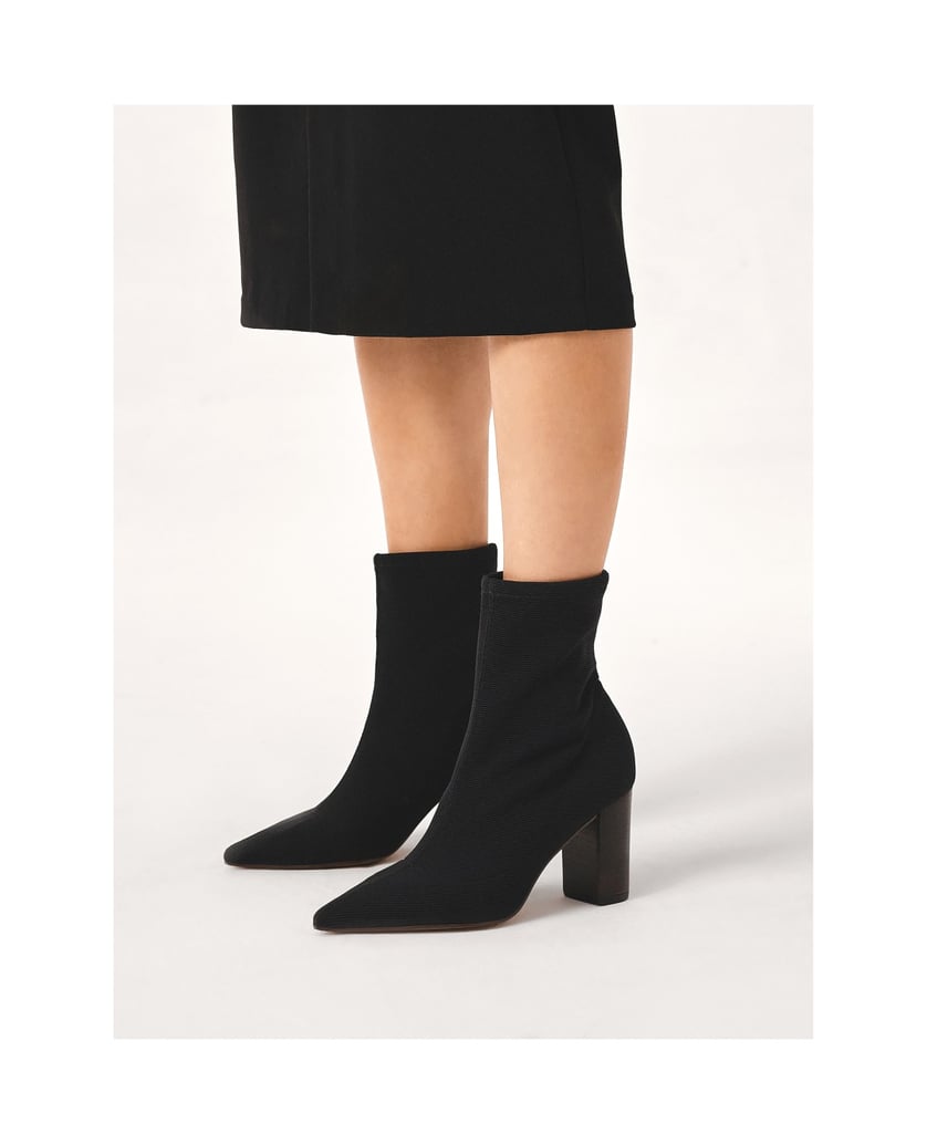 Kazar-Schwarze-Stiefel-mit-elastischem-Schaft-zum-Hineinschlüpfen-schwarz