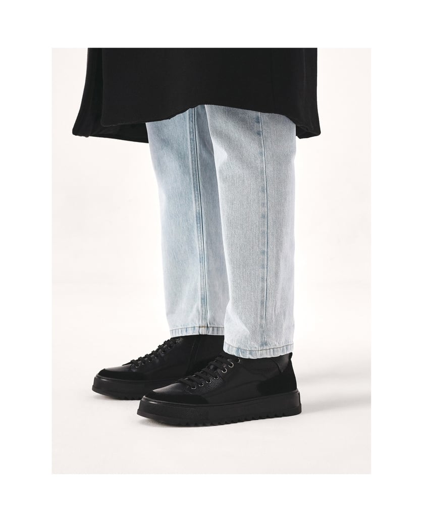 Kazar-Turnschuhe-aus-isoliertem-Wildleder-und-Glattleder-schwarz