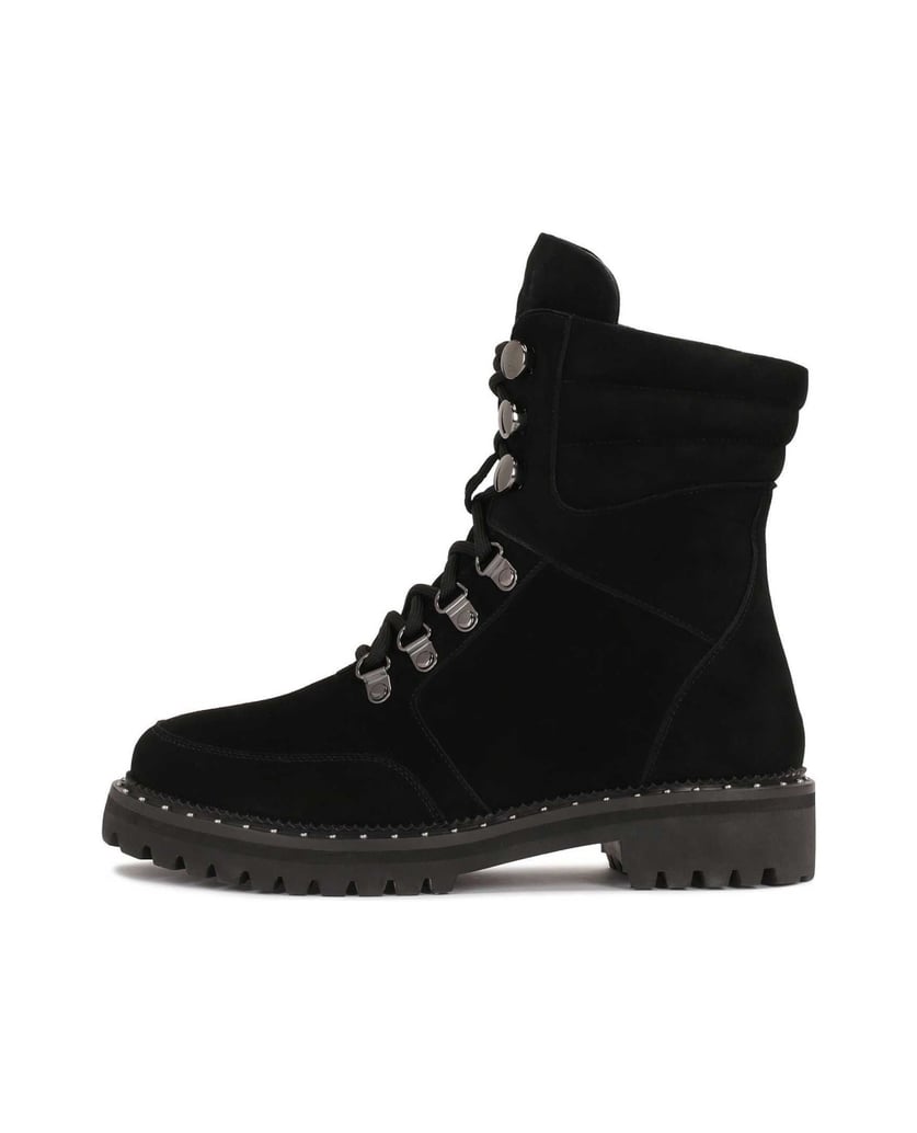 Kazar-Schwarze-Wildlederstiefel-mit-hohem-Schaft-schwarz