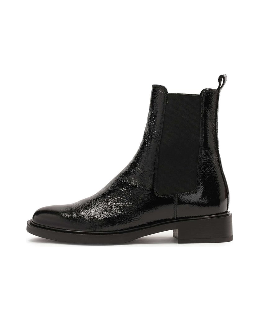 Kazar-Schwarze-Chelsea-Stiefel-mit-Knittereffekt-schwarz