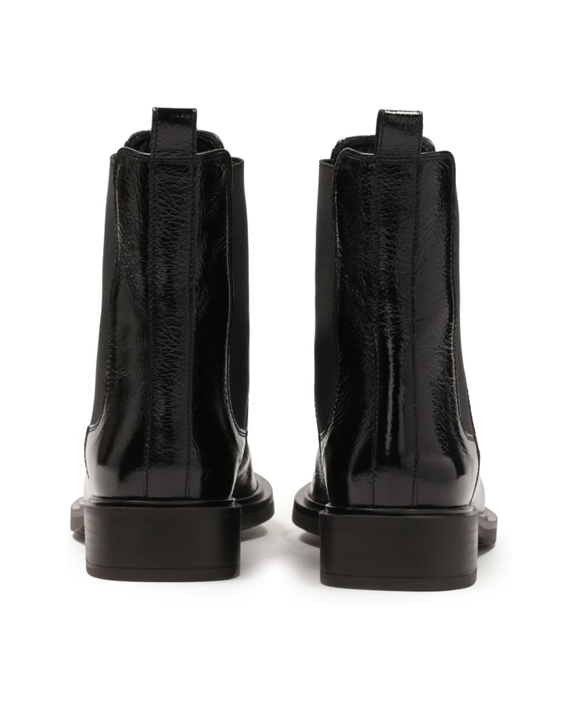 Kazar-Schwarze-Chelsea-Stiefel-mit-Knittereffekt-schwarz
