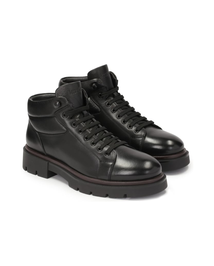 Kazar-Schwarze-Herrenstiefel-mit-niedrigem-Schaft-schwarz