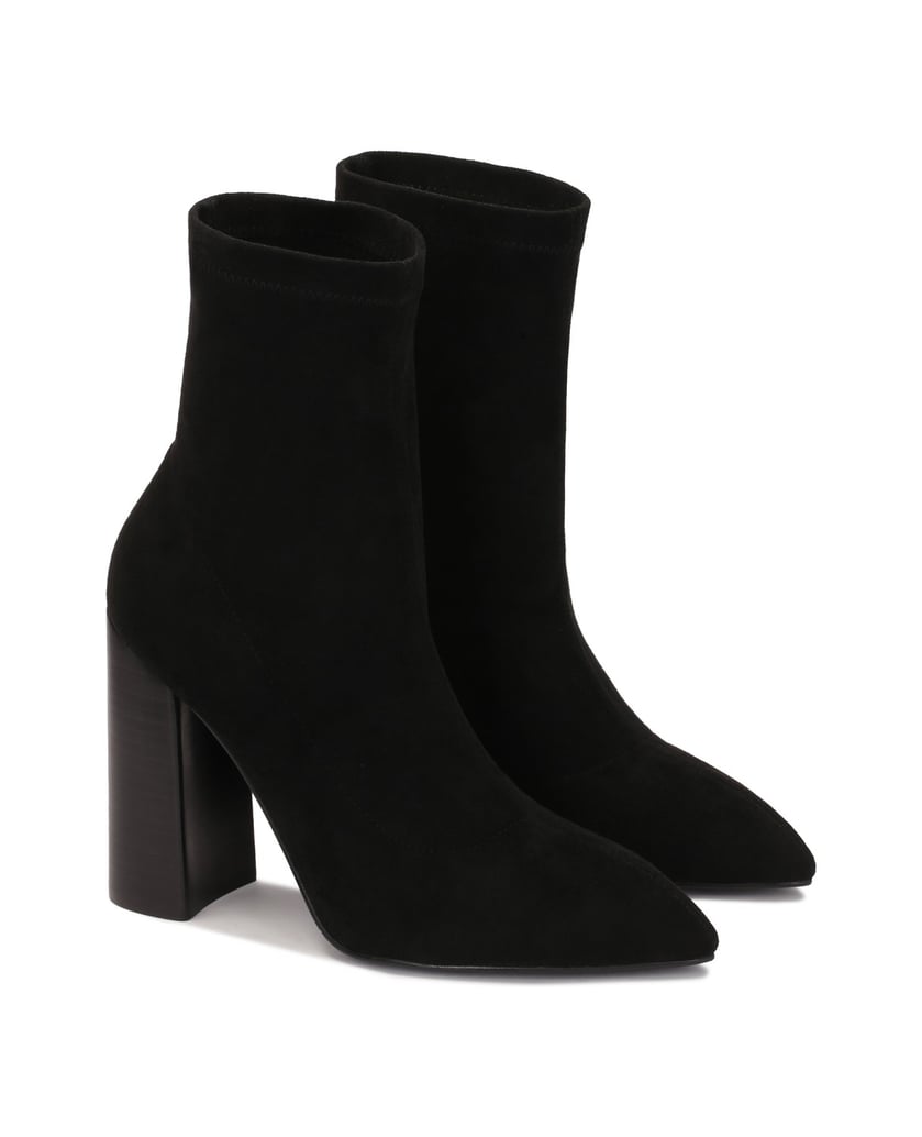 Kazar-Schwarze-Stiefel-aus-Stretchmaterial-schwarz