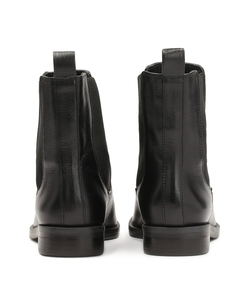 Kazar-Schwarze-Chelsea-Stiefel-aus-Leder-schwarz