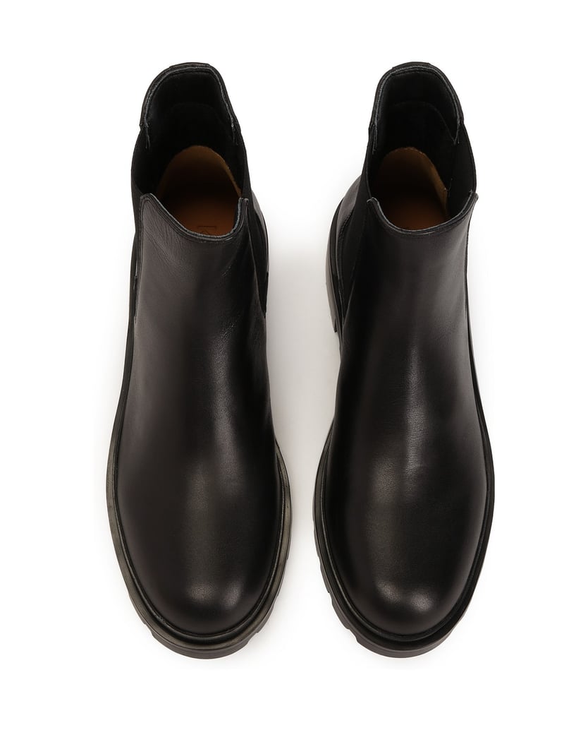 Kazar-Chelsea-Stiefel-aus-Leder-mit-elastischen-Einsätzen-schwarz