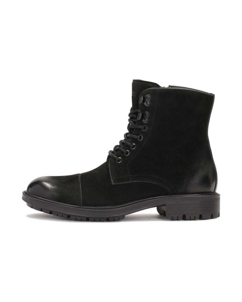 Kazar-Nubuk-Stiefel-mit-gebundenem-Schaft-schwarz
