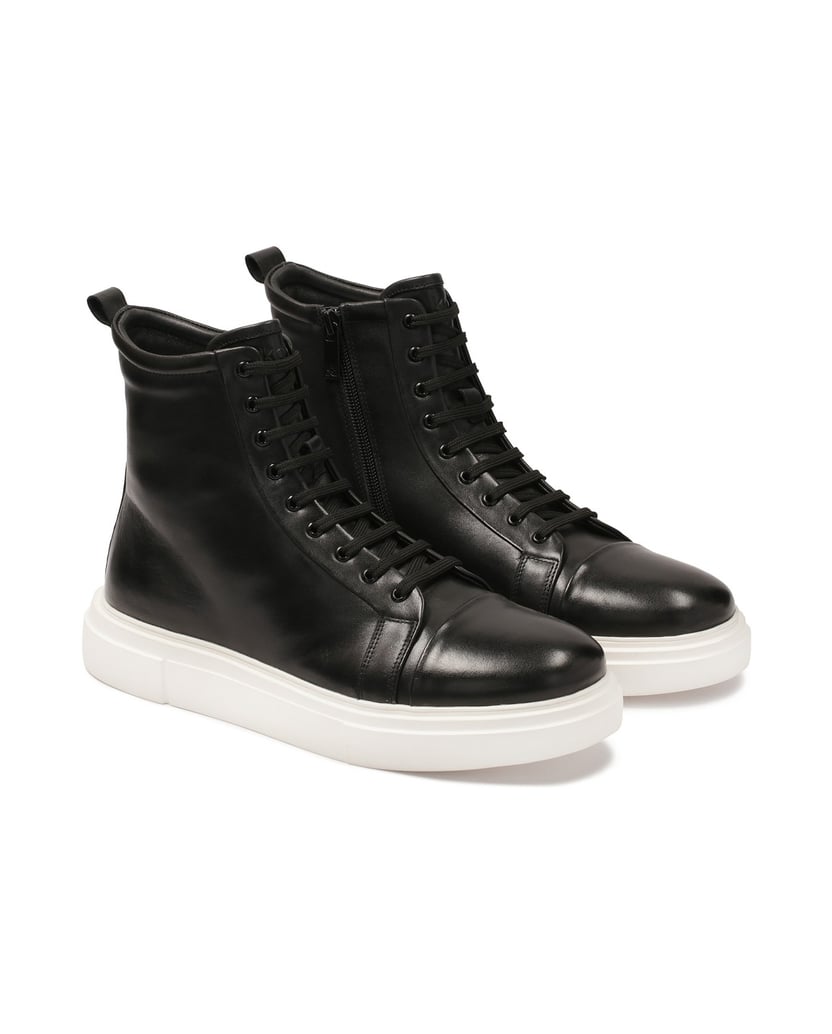 Kazar-Minimalistische-Herrensneaker-mit-hohem-Schaft-schwarz