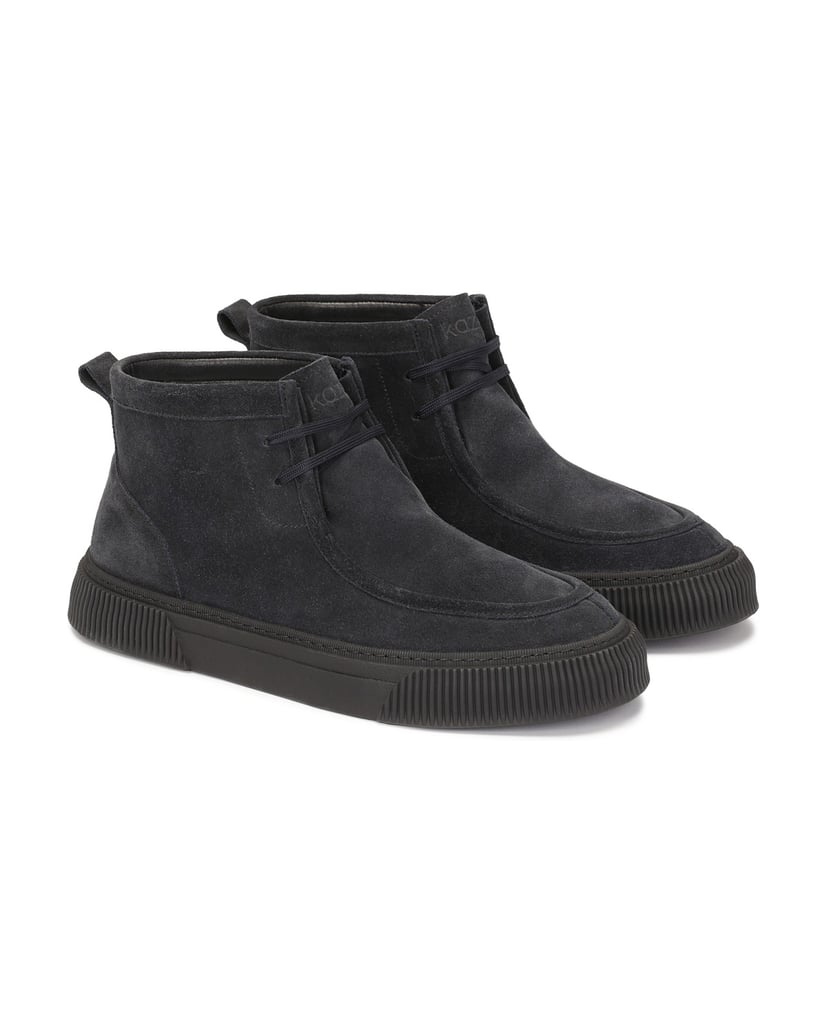 Kazar-Marineblaue-Turnschuhe-mit-kurzer-Schnürung-dunkelblau