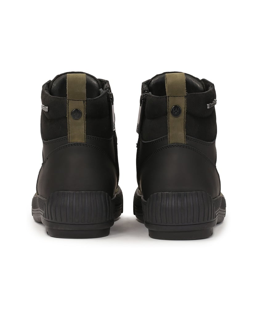 Kazar-Stiefel-aus-Kombinationsmaterial-oliv
