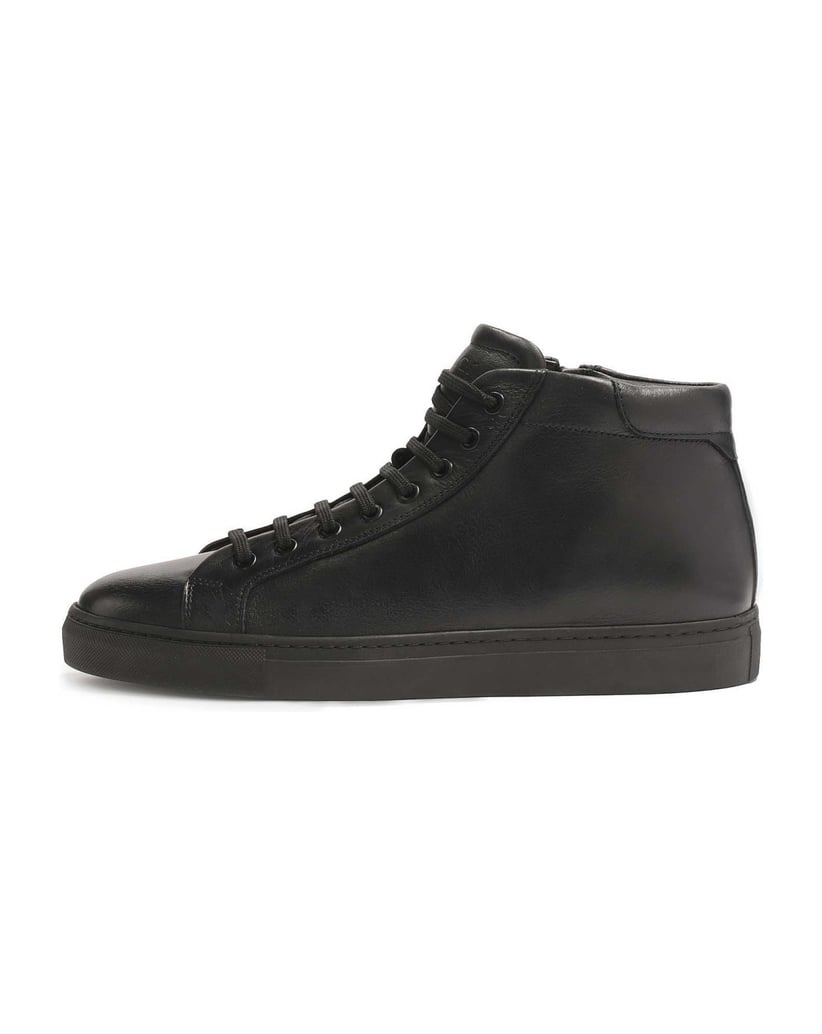 Kazar-Minimalistische-Herren-Sneaker-mit-Knöchelschaft-schwarz