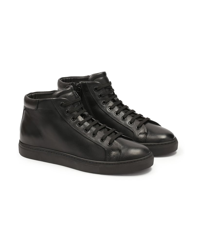 Kazar-Minimalistische-Herren-Sneaker-mit-Knöchelschaft-schwarz
