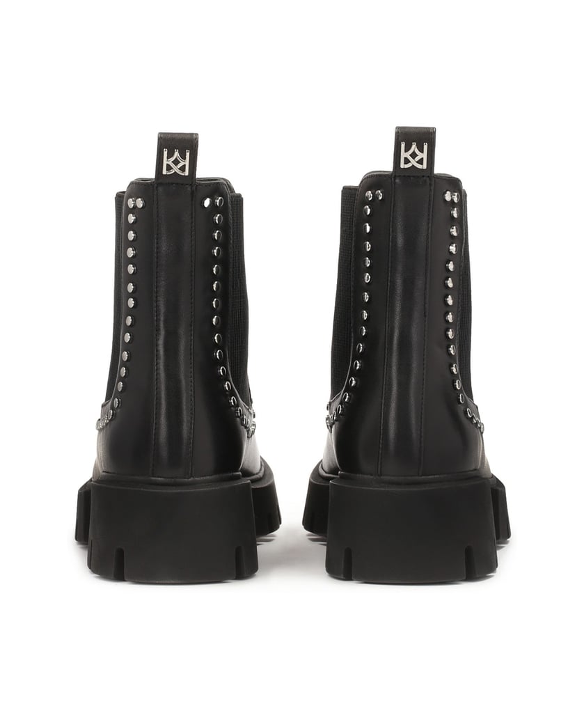 Kazar-Vernietete-Chelsea-Stiefel-mit-dicker-Sohle-schwarz