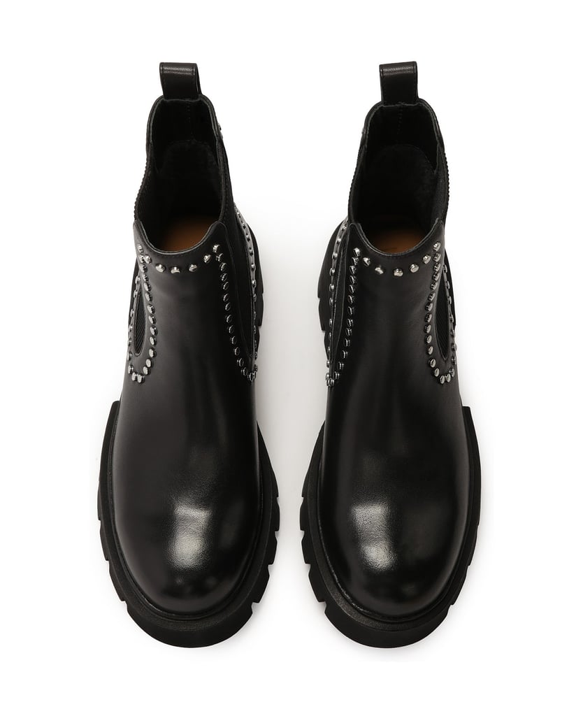 Kazar-Vernietete-Chelsea-Stiefel-mit-dicker-Sohle-schwarz